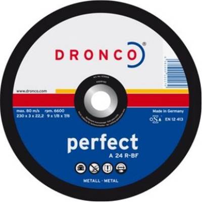 Dronco Flat Metal Cutting Disc 230 x 3 x 22.2...